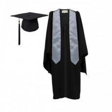 5 x Graduation Gown and Stole Set UKS Style in Matt Finish